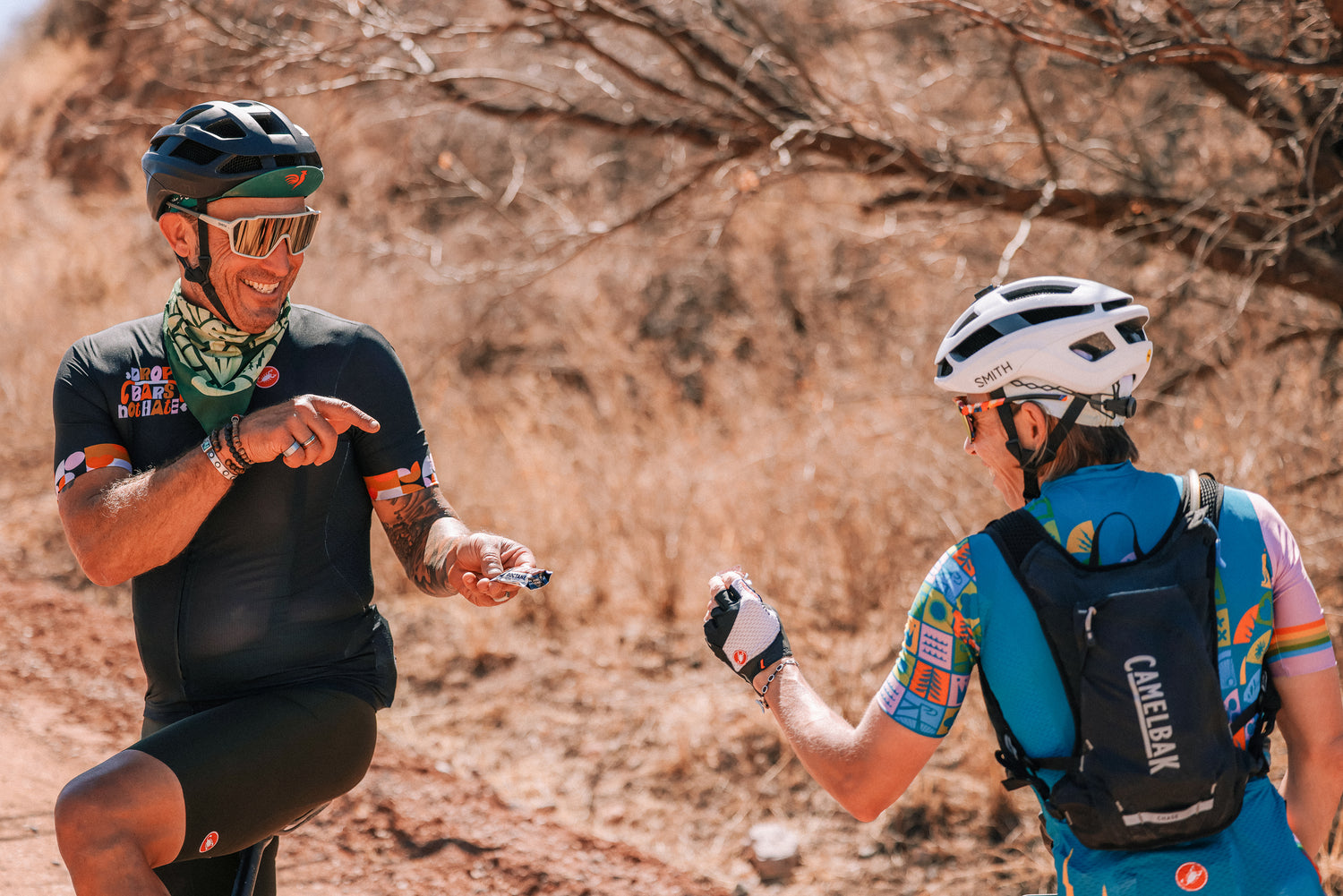 2 cyclists