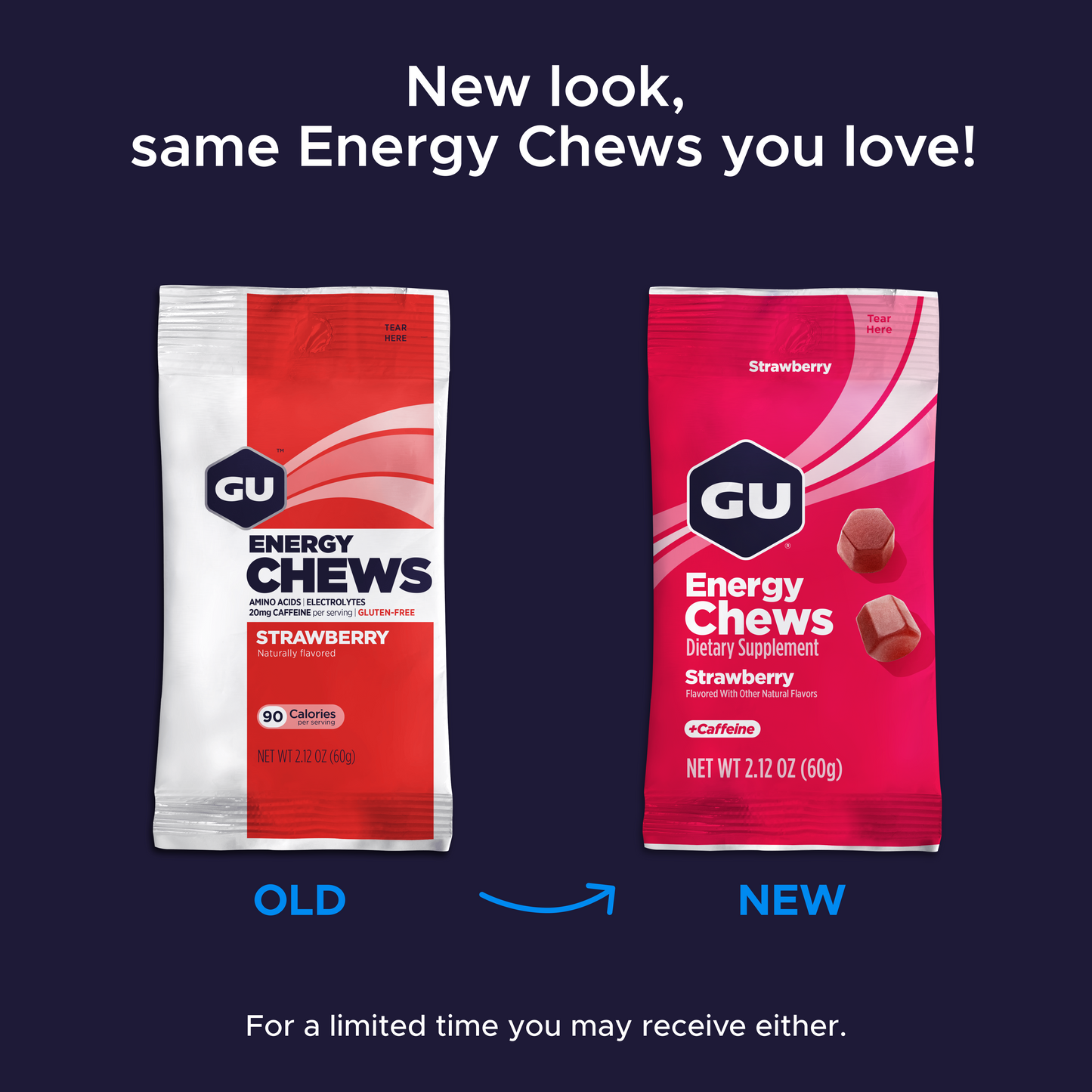 New look, same energy chews