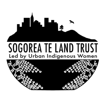 GU Gives program logo with Sogorea Te Land Trust