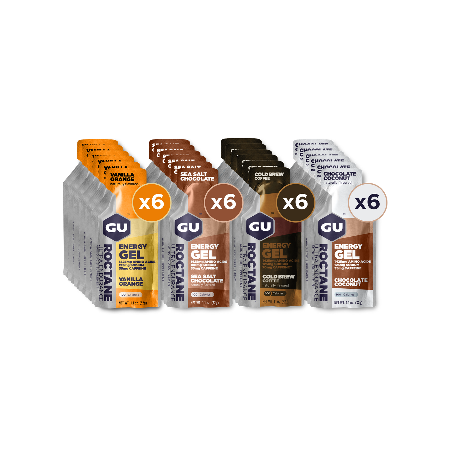 Roctane Energy Gel Indulgent Mixed Box