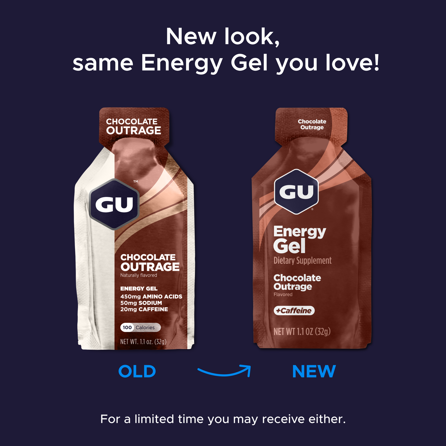 New look, same energy gel
