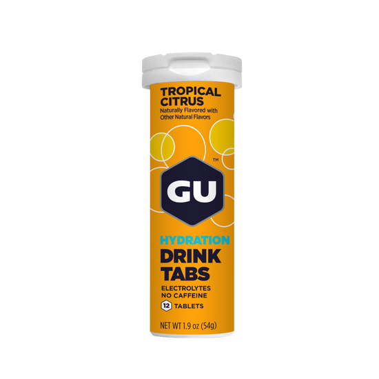 gu tropical citrus hydration drink tabs