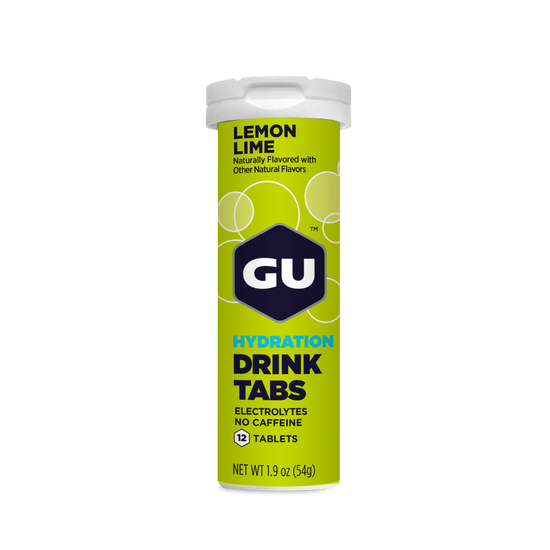 gu lemon lime hydration drink tabs