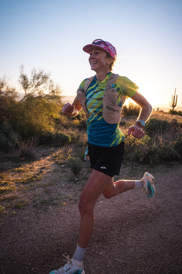 Runner in the desert 