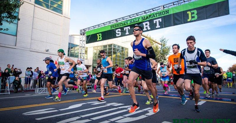 Runners at Berkeley Half Marathon