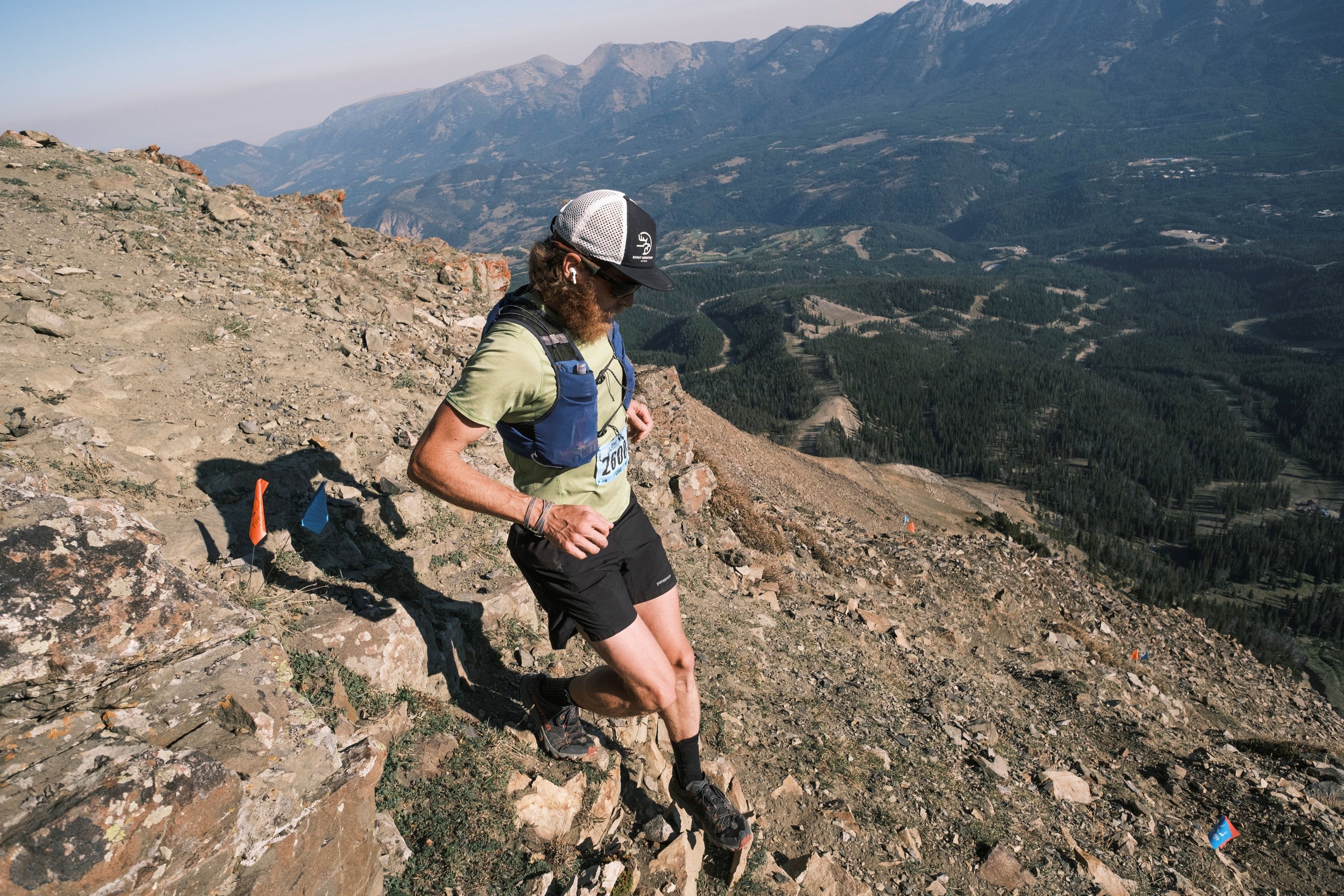 Luke Nelson running downhill 